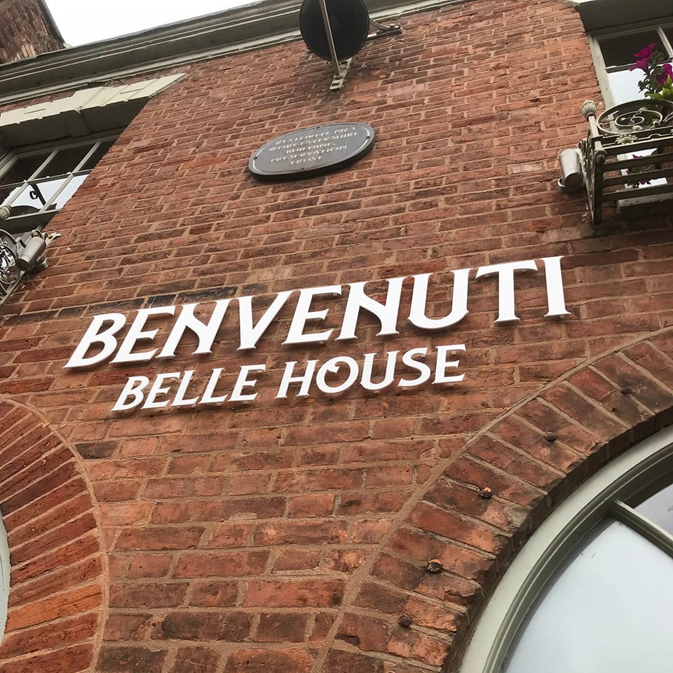 Flat Cut Letter Logo Sign For Benvenuti Restaurant By Signs Express Worcester