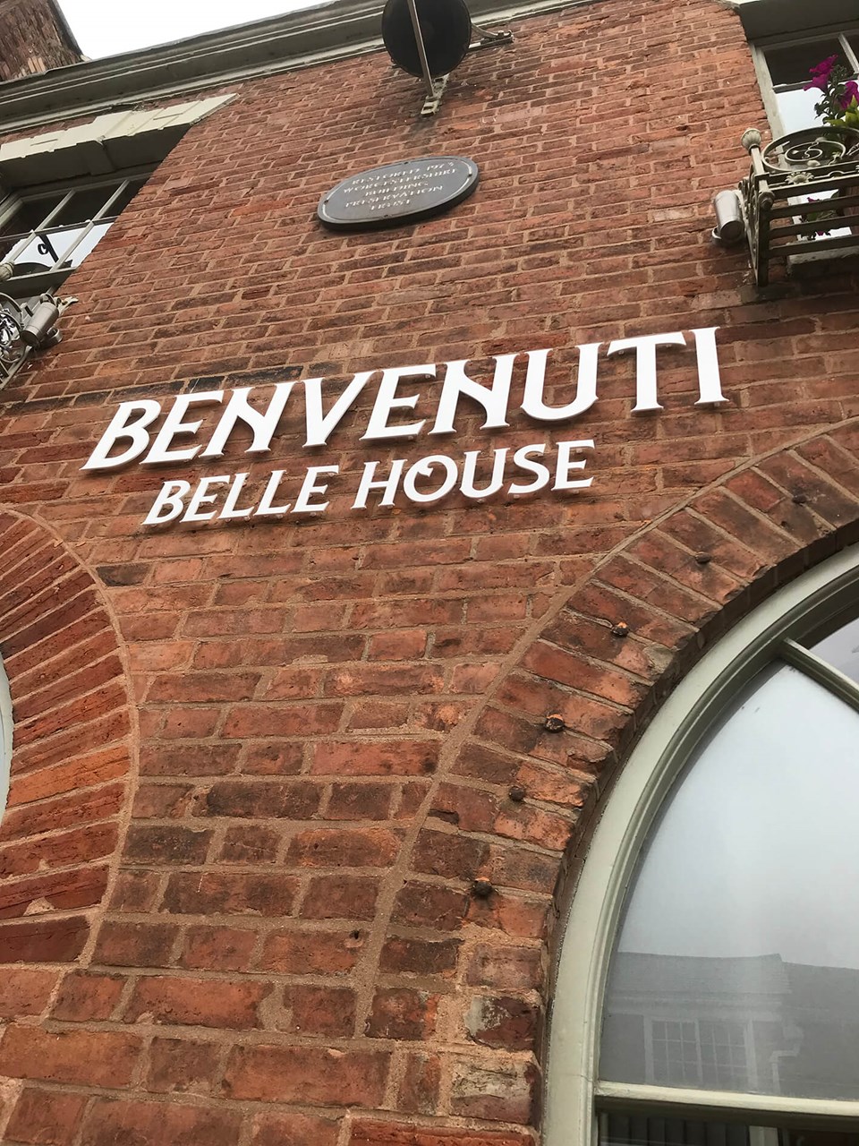Flat Cut Letter Logo Sign For Benvenuti Restaurant By Signs Express Worcester
