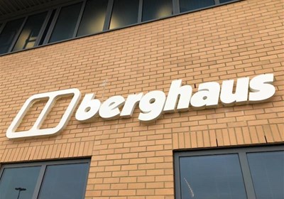 Berghaus Built Up Lettering Exterior Wearside