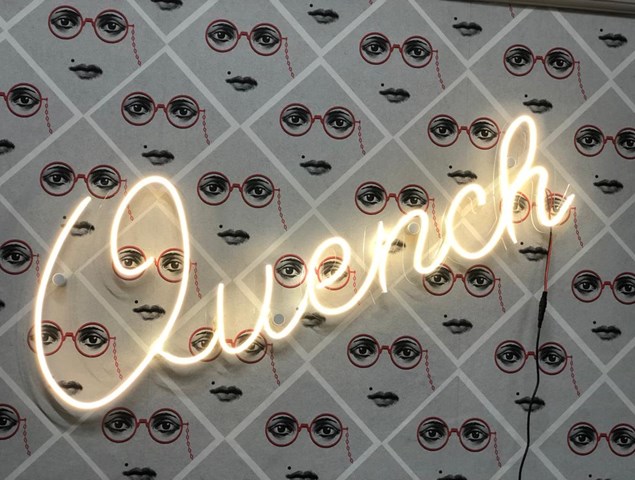 LED Neon Sign On Clear Acrylic Scarborough