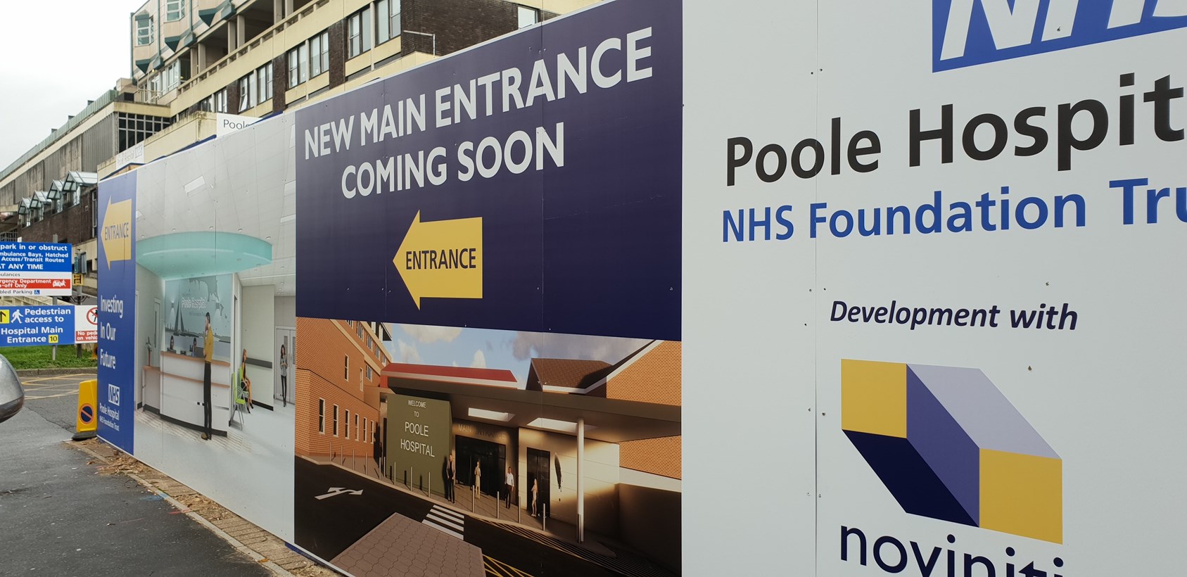 Poole Hospital Health Outdoor Business Signs Advertising Hoardings (1)