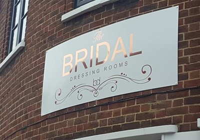 Bridal Shop Sign Portsmouth