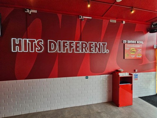 Oowee Diner - Interior Graphics