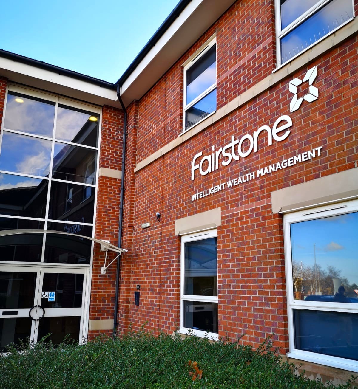 Flat Cut Acrylic Letters On Locators Fairstone Signs Express Leicester