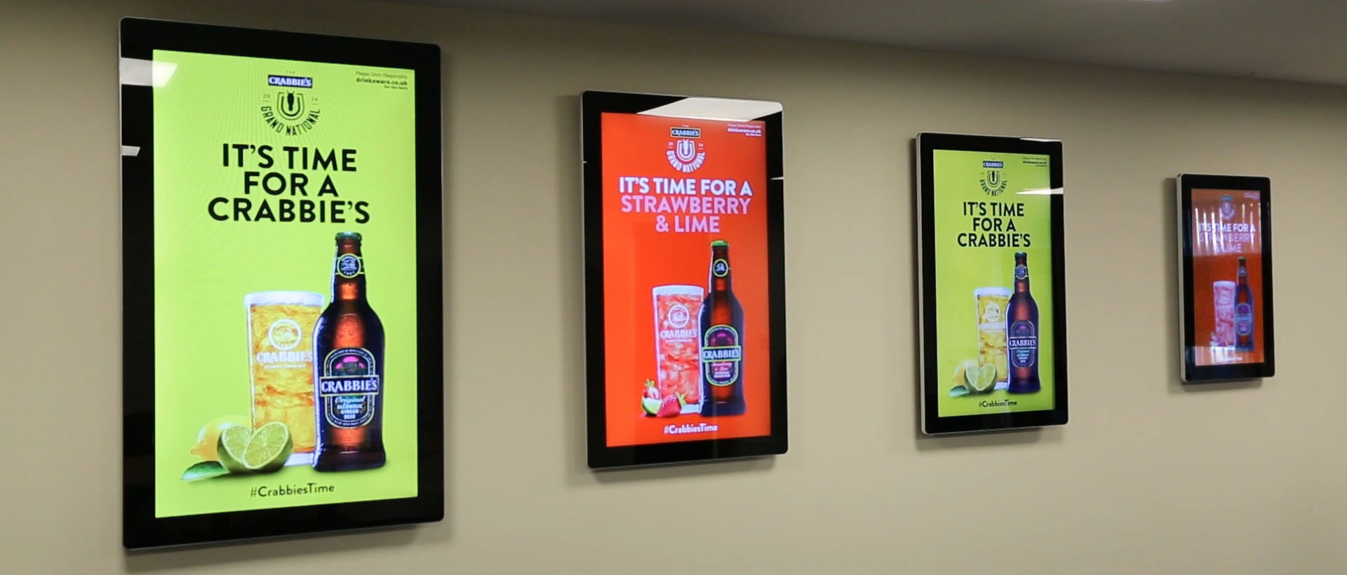 Interior WallMounted Digital Screens
