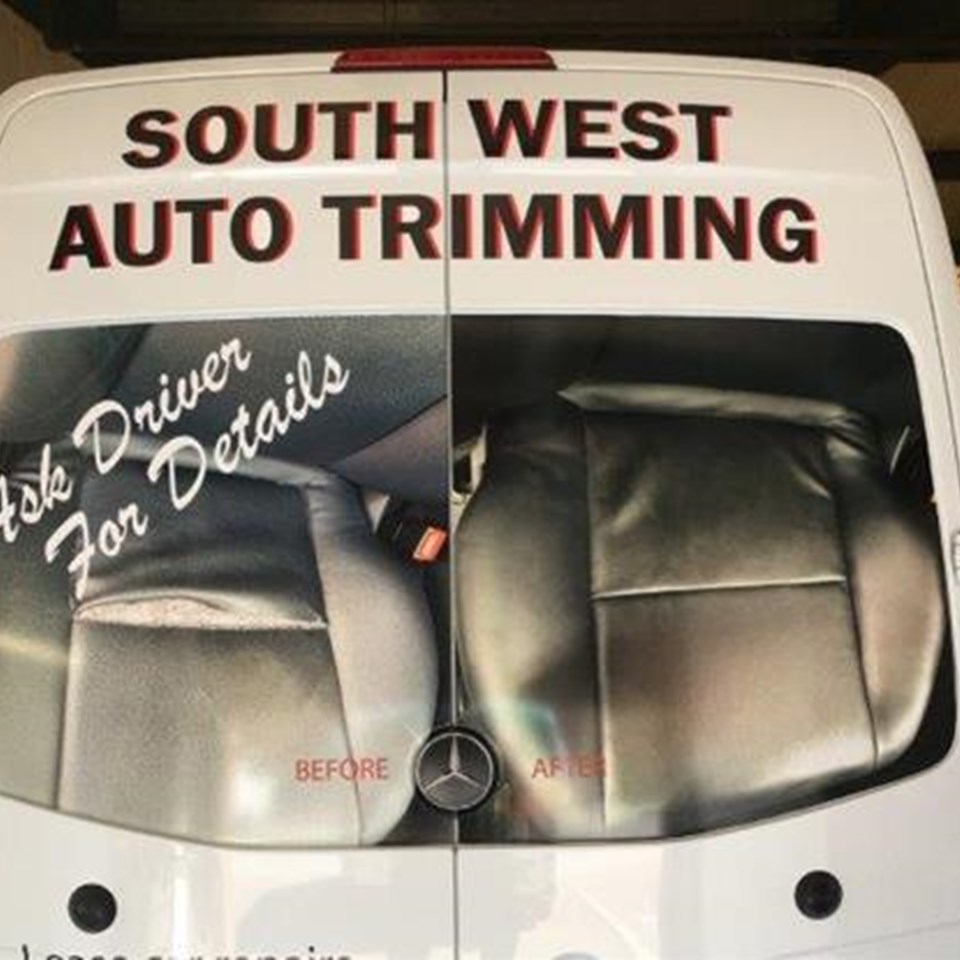 South West Auto Trimming Van Graphics 1