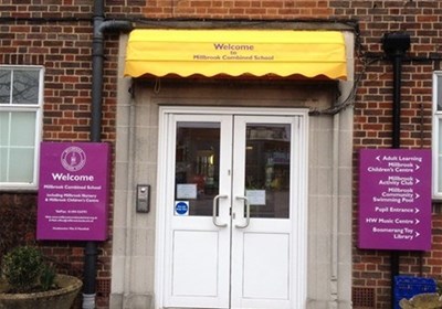 Aluminium Tray Signs And Canopy Installed At School Aylesbury