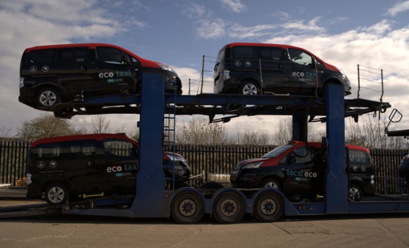 Fleet Of Electric Vehicles With Graphics Supplied By Signs Express Coventry