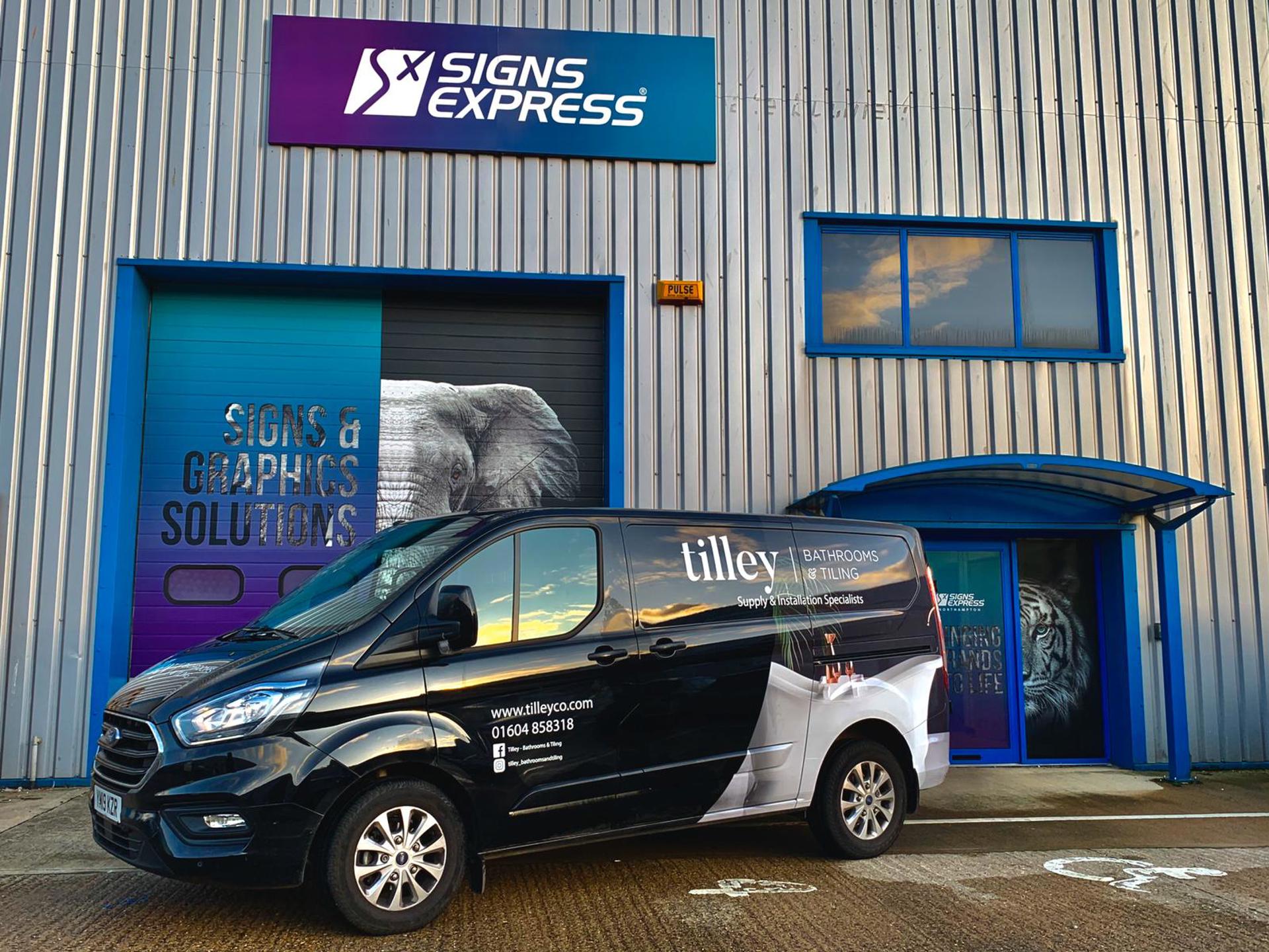 Sign Riting Van Van Wraps & Sign Writing from Signs Express