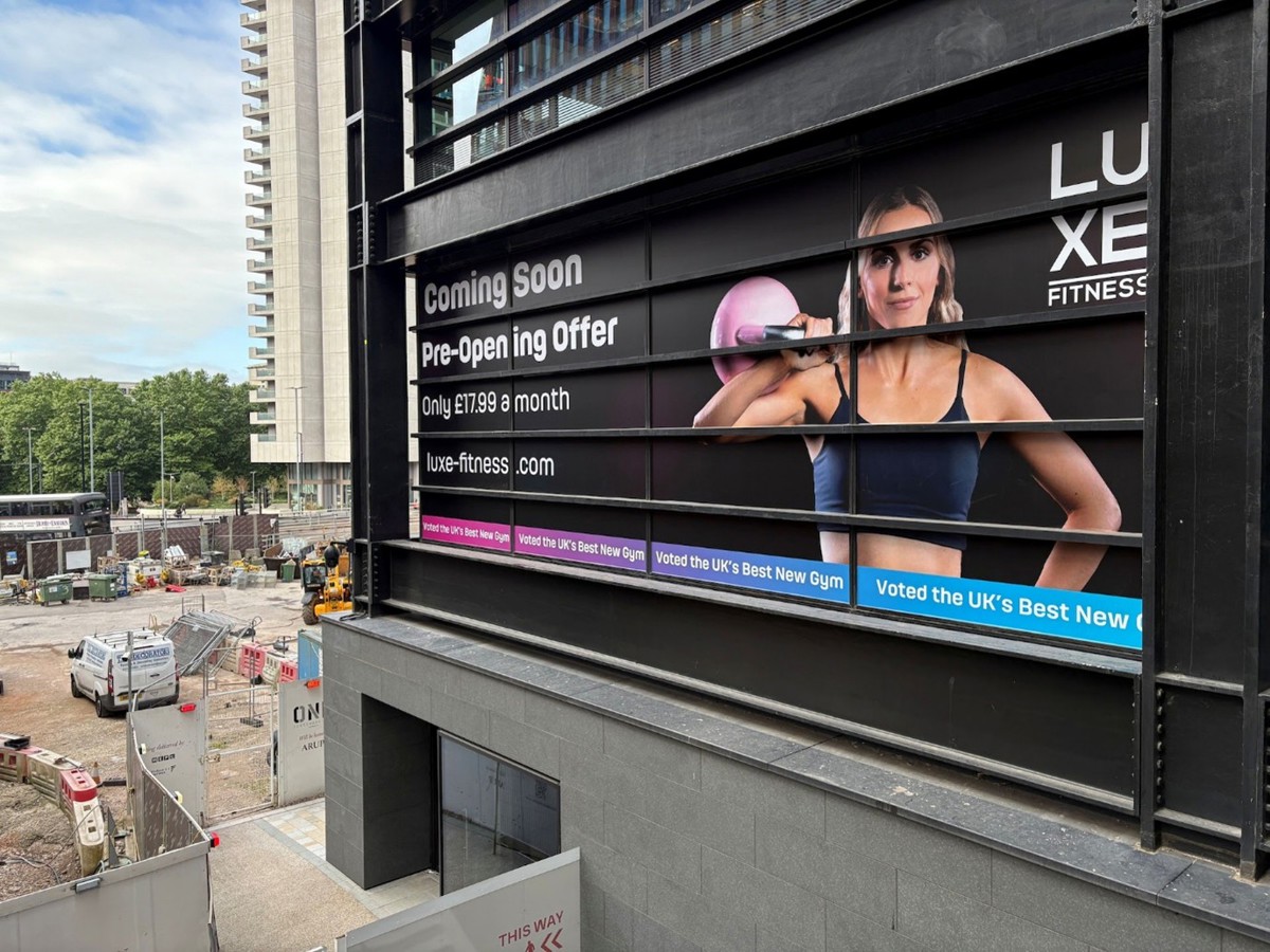 Luxe Fitness Launches Window Graphics