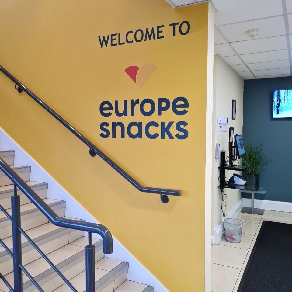 Digitally Printed Wall Graphics Europe Snacks Signs Express Leicester