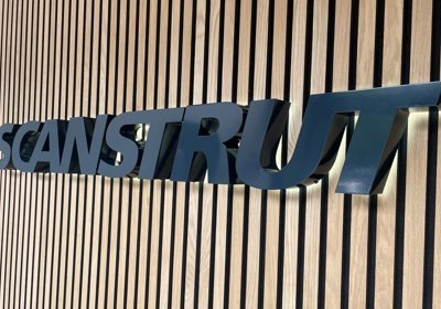 Black Powder Coated 156mm Built Up Letters With LED Halo Illumination