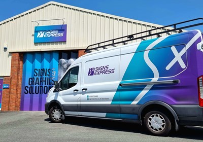 Branded Van Graphics Of Company Vehicle By Signs Express Worcecster