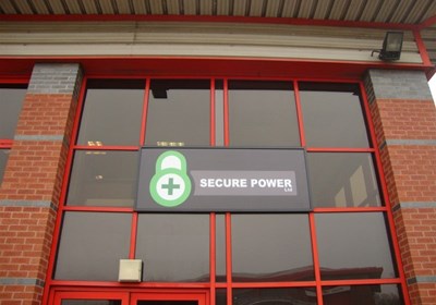 Secure Power Laminated Printed Aluminium Composite Business Sign Sheffield