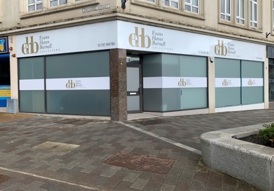 Evan Hayes Burnell Solicitors - Fascia sign  - Swansea