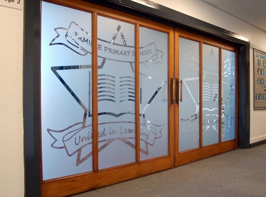 Frosted Interior Window Graphics By Signs Express Loughborough