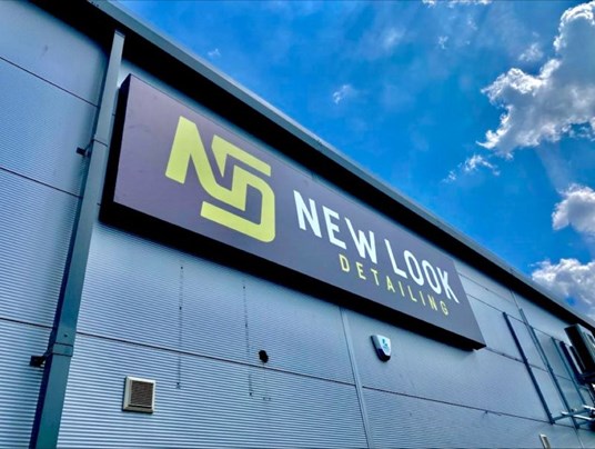 Large Flex Face Signage for New Look Detailing