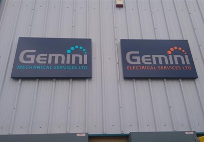 Gemini Financial Fascia Exterior Signage Newcastle