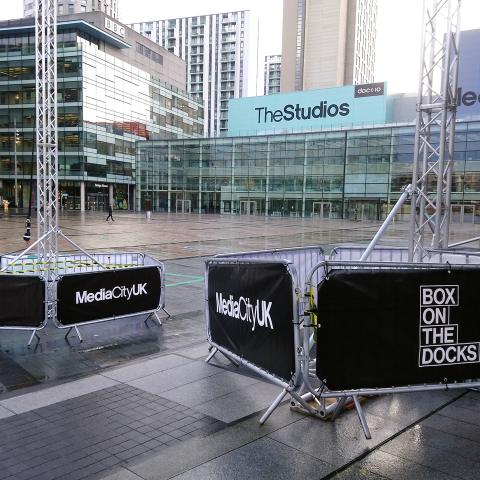 Branded Crowd Barriers By Signs Express Manchester