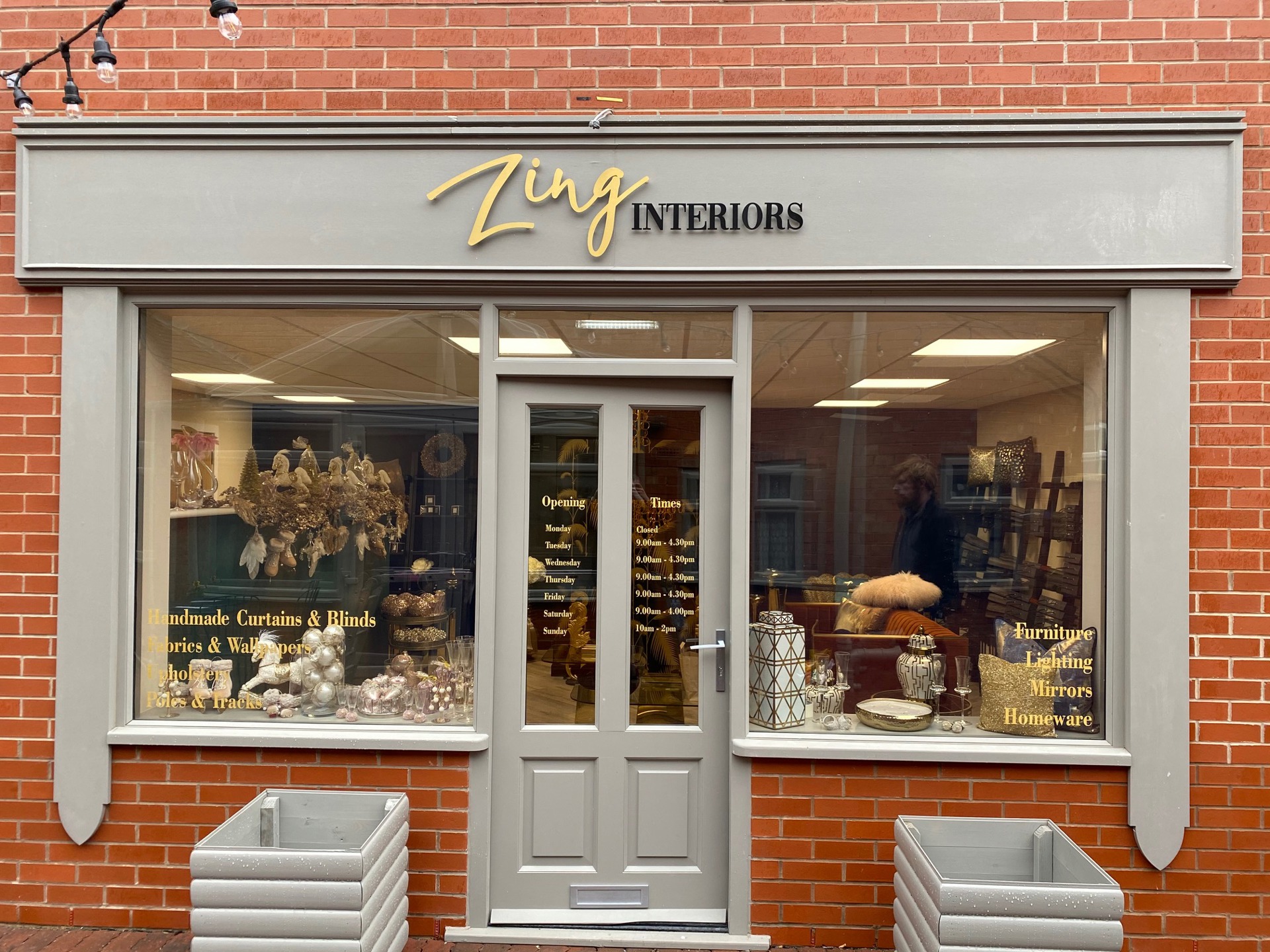 Zing Interiors Signage Nottingham