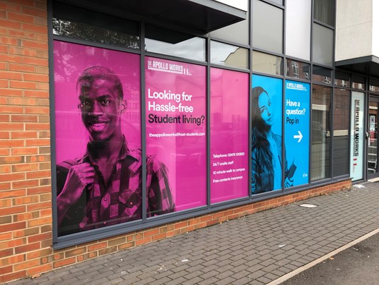 The Apollo Works Education & Schools Window Graphics Full Colour Window Graphics