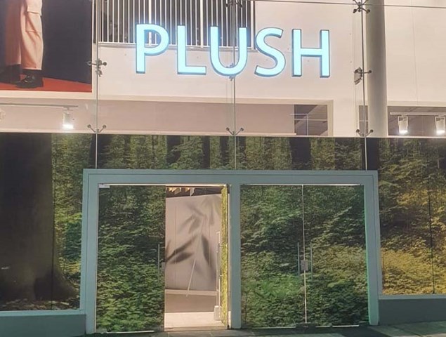 Illuminated 3D Lettering Directly To Glass For PLUSH By Signs Express Harlow 810X575 Low