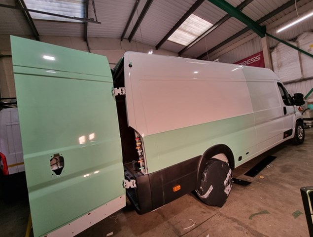 A&A Electrical Wrap Application In Progress