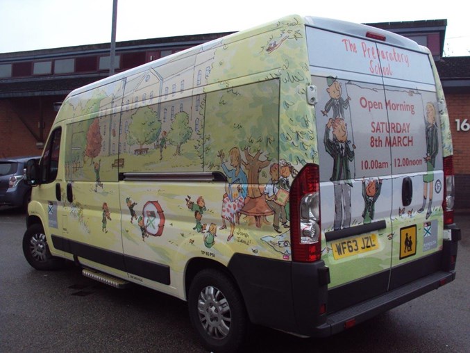 Full Van Wrap for The Preparatory School