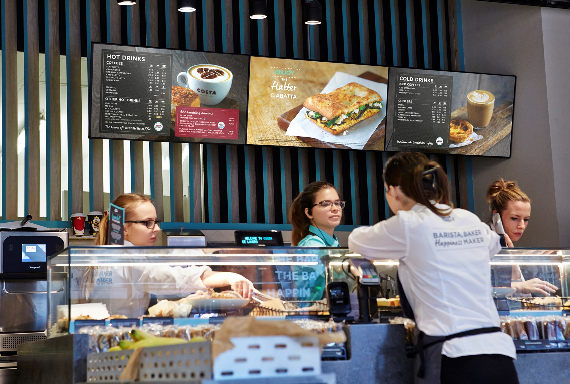 Digital Menu Boards Display Screens