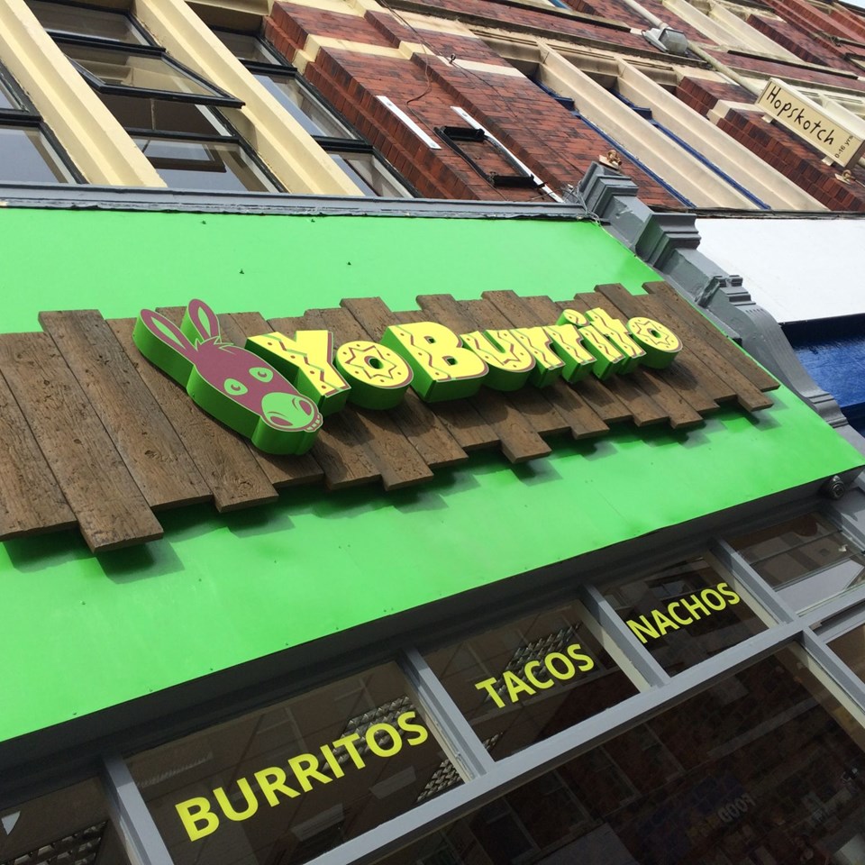 Bespoke Millboard Back Panel With Built Up 3D Halo Illuminated Letters 2