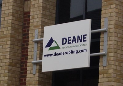 Dean Roofing Cladding Sign Northampton
