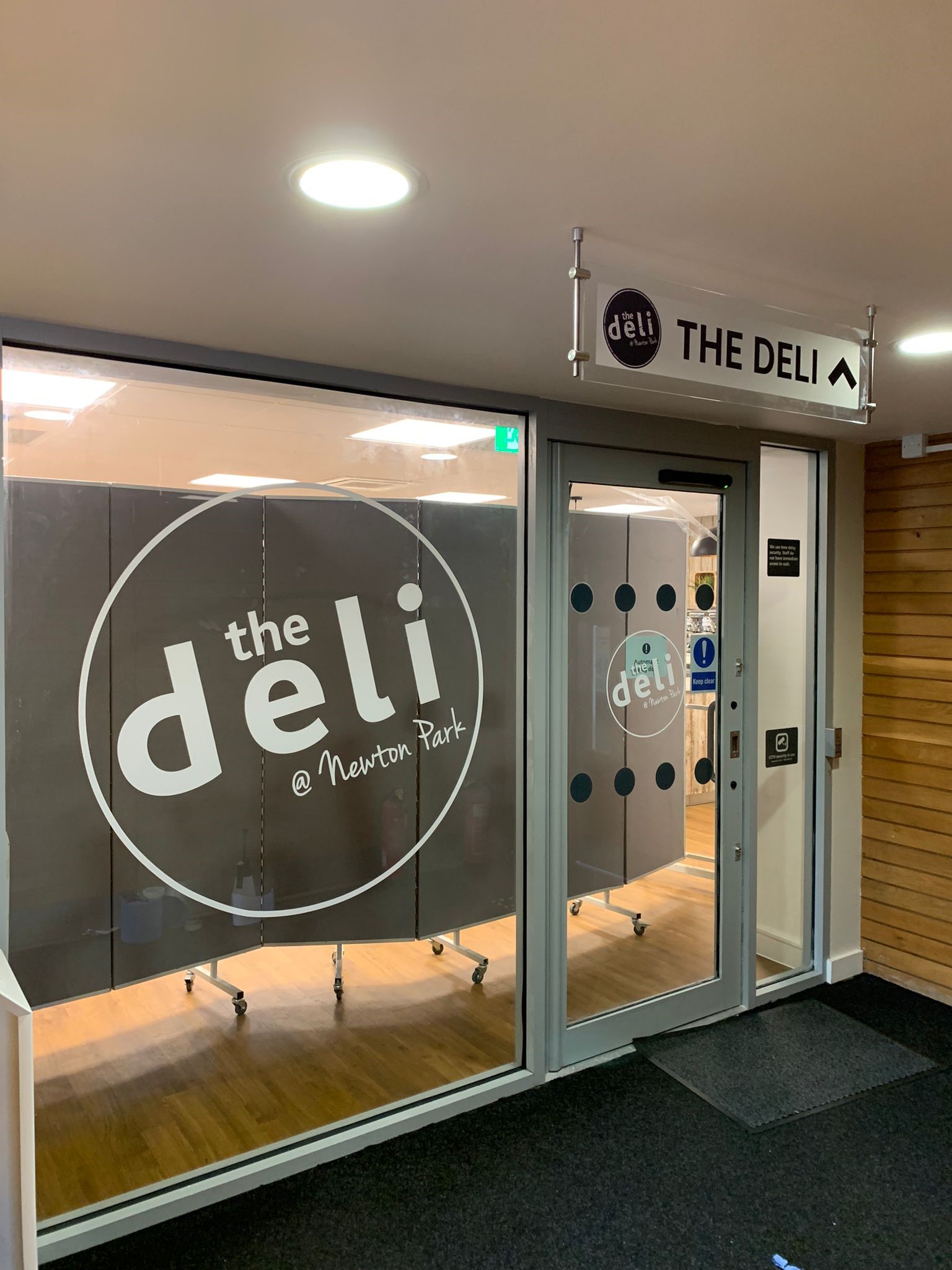 Signs Express Bath Install Bath Spa University Cafe Signage