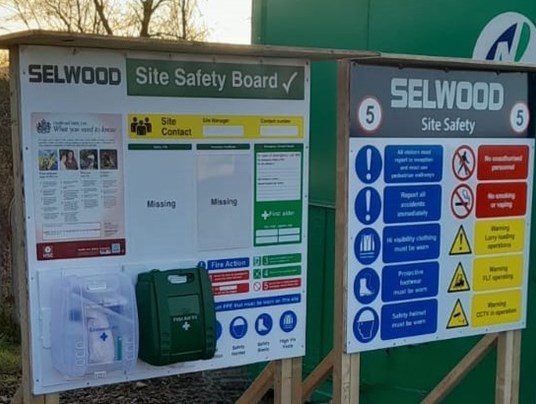 Site Board, Selwood, Leeds, Kim