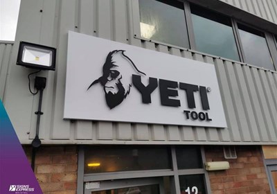 Yeti Tools Bristol Shop Sign