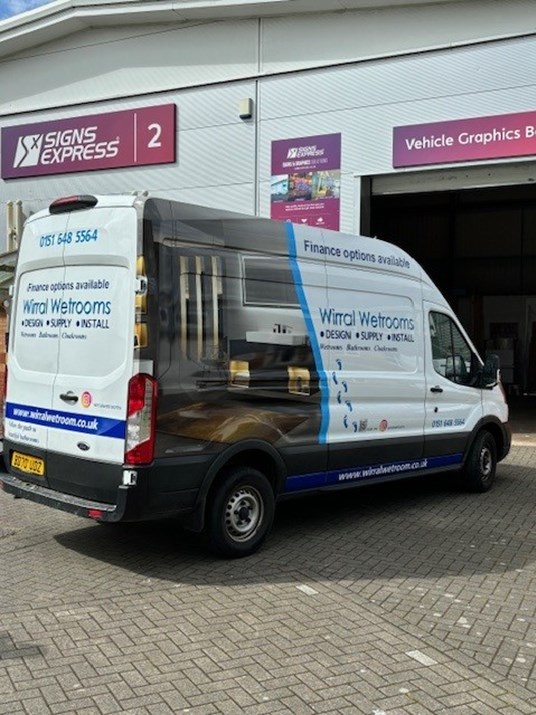 Van Graphics Wirral Wetrooms Liverpool