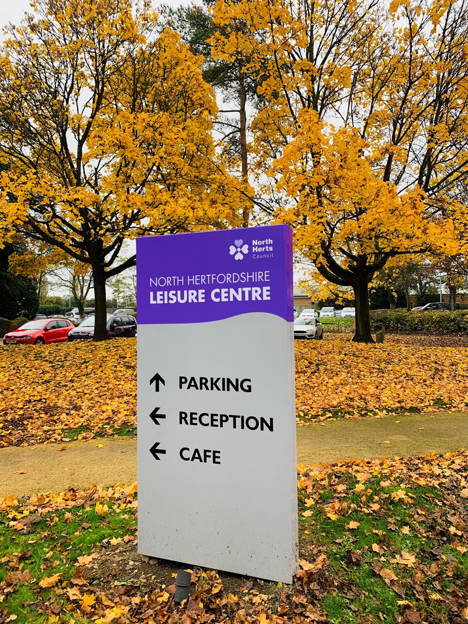 Wayfinding Totem North Herts Council Signs Express Bedford 1