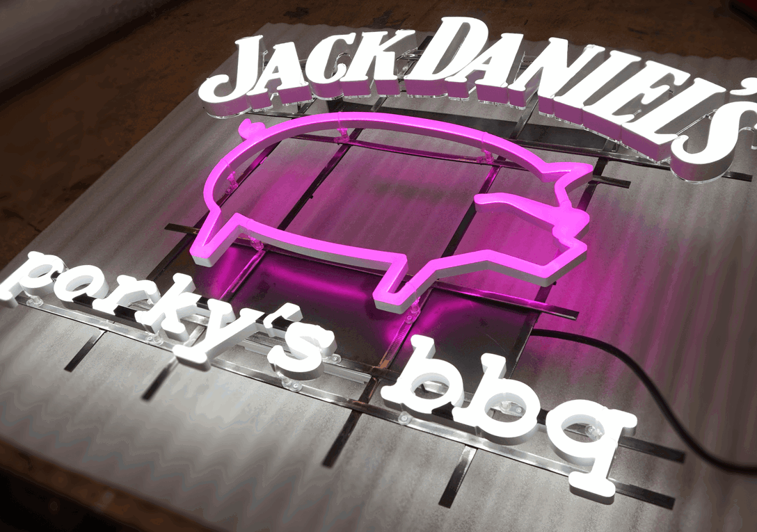 Faux Neon Sign