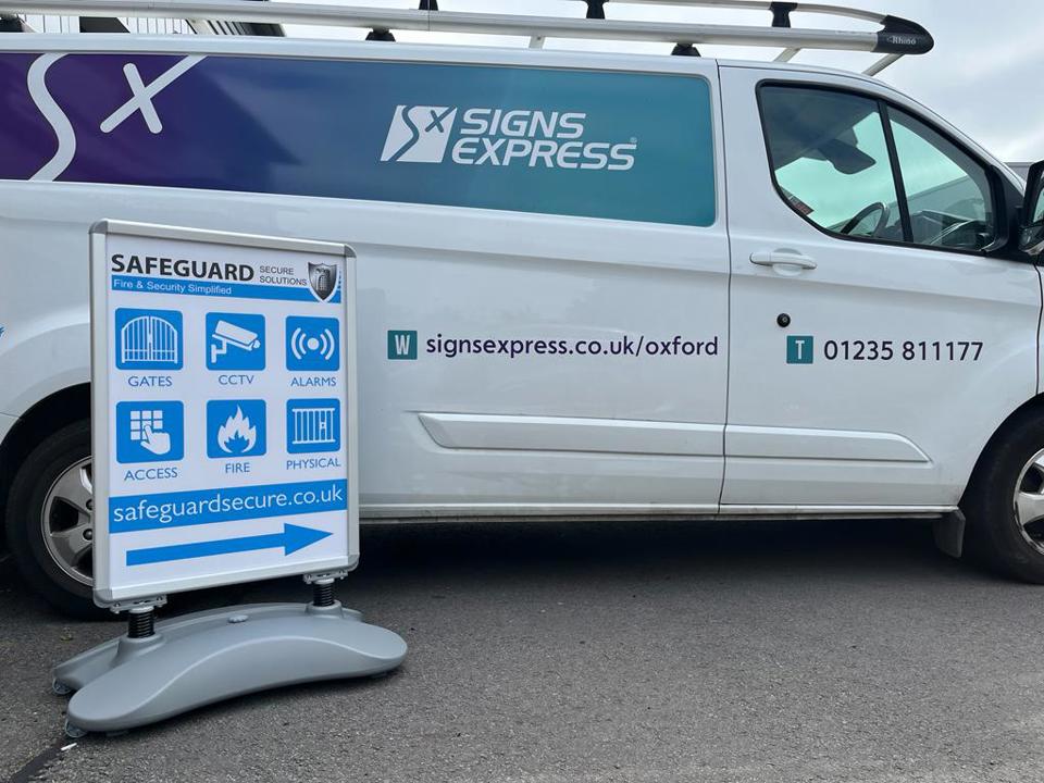 Turnkey signage solution for Safeguard Secure Solutions
