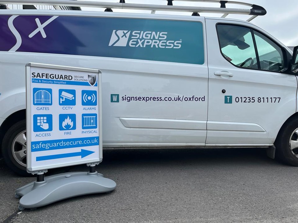 Safeguard Solutions Pavement Sign Signs Express Oxford