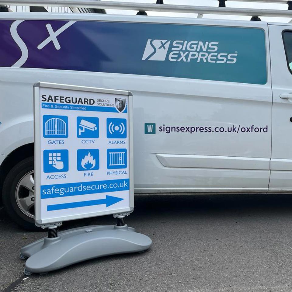 Securex Signage Turnkey signage solution for Safeguard Secure Solutions