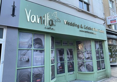 Exterior Fascia Sign For Vanilla Cakes By Signs Express Slough