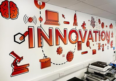 Swansea Uni Innovation Wall Graphics 1