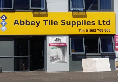 Abbey Tile Supplies Fascia Sign Harlow