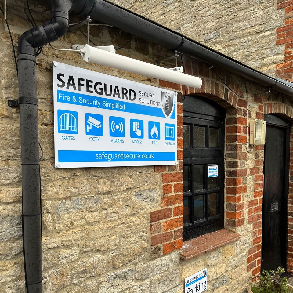 Secured Building Sign Turnkey signage solution for Safeguard Secure Solutions