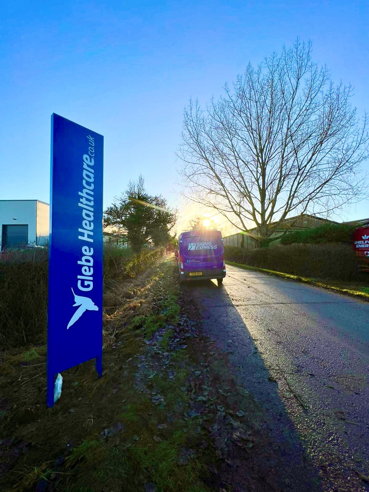 Glebe Healthcare Monolith Exterior Sign (Signs Express Swindon)