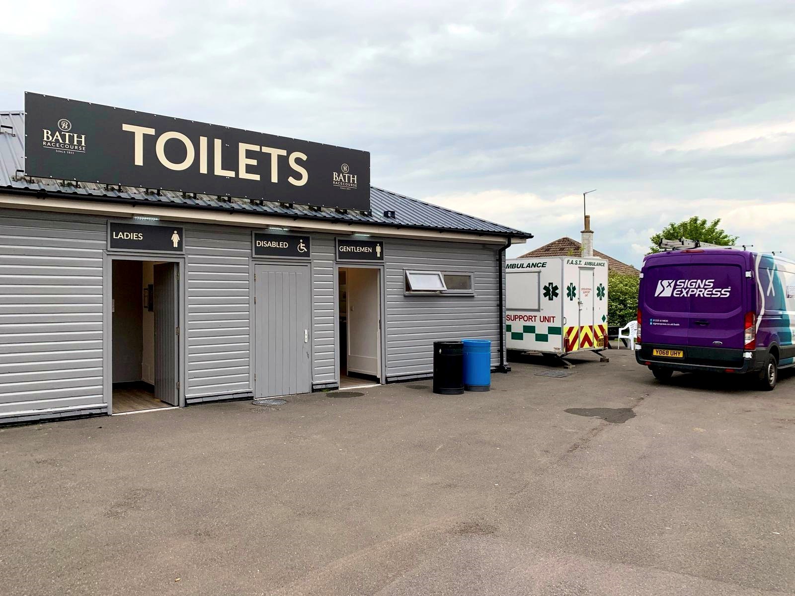 Bath Racecourse Toilet ACM Signage (Bath) 1