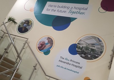 Building A Hospital For The Future Wall Graphics Harlow