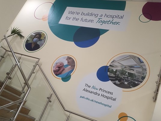 Building A Hospital For The Future Wall Graphics Harlow