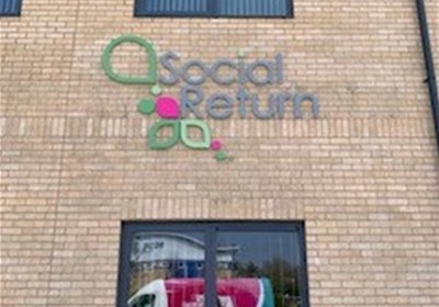 Social Return External Sign Southampton