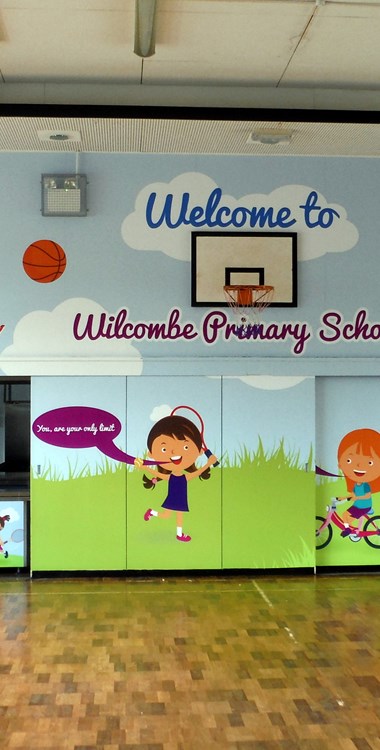 Wilcombe Primary School Canteen Wall Graphics